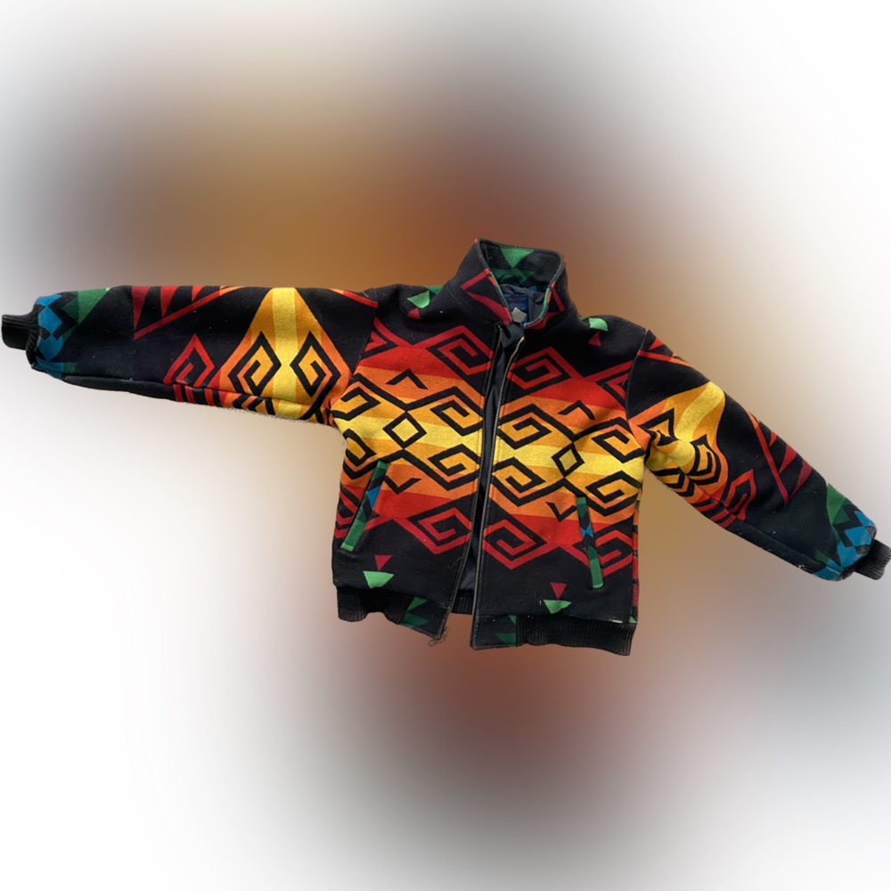 Retro Pendleton Wool Coat